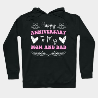 Funny new mom and dad thank you parents on wedding day Hoodie